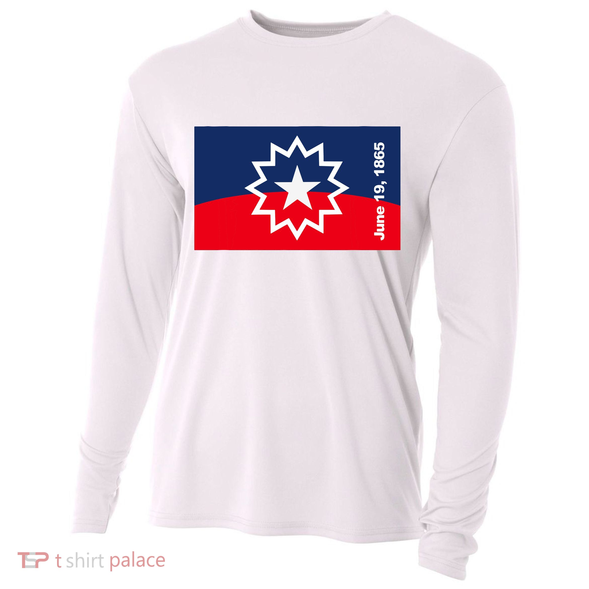 Juneteenth Flag Cooling Performance Long Sleeve Crew