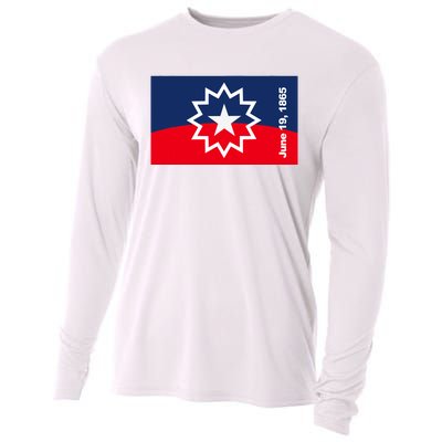 Juneteenth Flag Cooling Performance Long Sleeve Crew