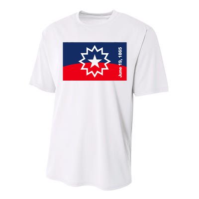 Juneteenth Flag Performance Sprint T-Shirt