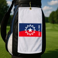 Juneteenth Flag Golf Towel