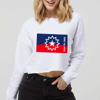 Juneteenth Flag Cropped Pullover Crew