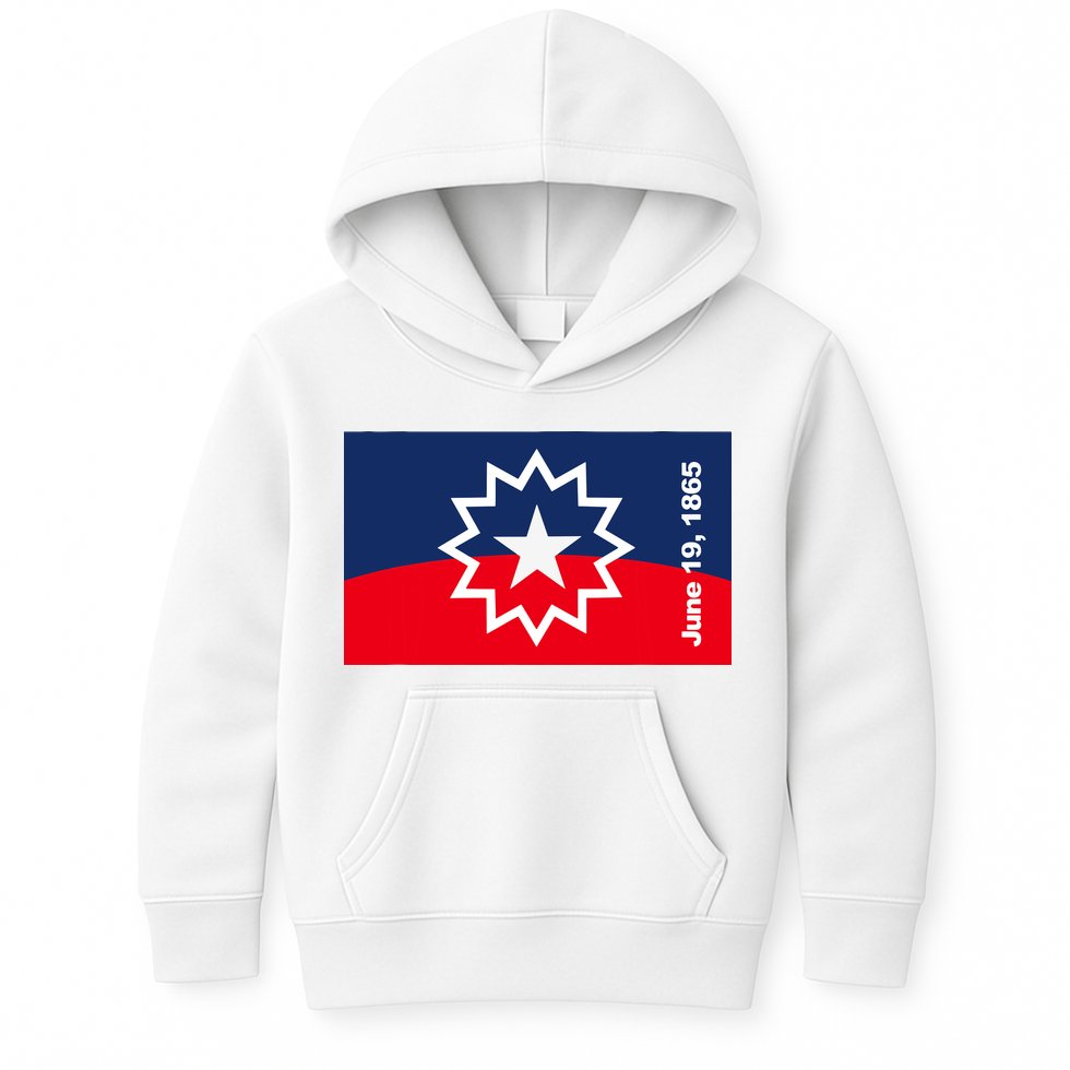 Juneteenth Flag Kids Hoodie