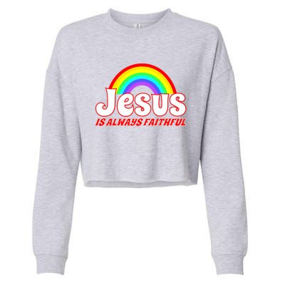 Jesus Faithful Cropped Pullover Crew