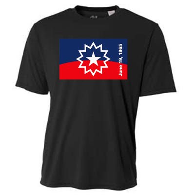 Juneteenth Flag Cooling Performance Crew T-Shirt