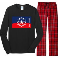 Juneteenth Flag Long Sleeve Pajama Set