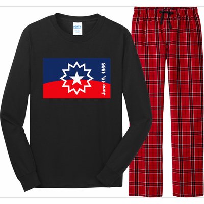 Juneteenth Flag Long Sleeve Pajama Set