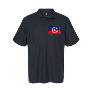 Juneteenth Flag Softstyle Adult Sport Polo