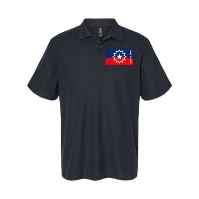 Juneteenth Flag Softstyle Adult Sport Polo