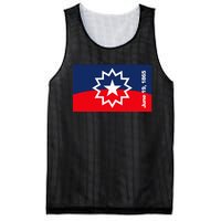 Juneteenth Flag Mesh Reversible Basketball Jersey Tank