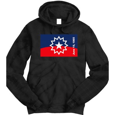 Juneteenth Flag Tie Dye Hoodie