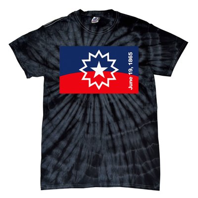 Juneteenth Flag Tie-Dye T-Shirt