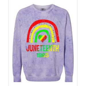 Juneteenth For  Juneteenth Day Free Ish Colorblast Crewneck Sweatshirt