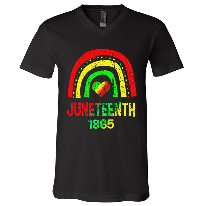 Juneteenth For  Juneteenth Day Free Ish V-Neck T-Shirt