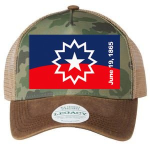 Junenth Flag Legacy Tie Dye Trucker Hat