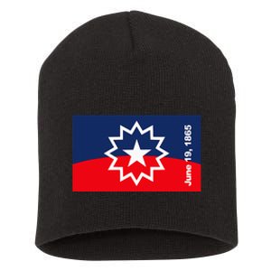 Junenth Flag Short Acrylic Beanie