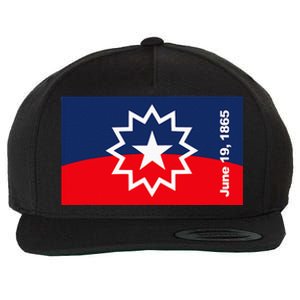 Junenth Flag Wool Snapback Cap