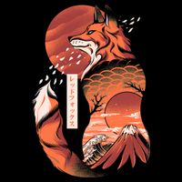 Japanese Fox Cooling Performance Crew T-Shirt