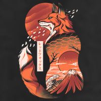 Japanese Fox Adult Drive Performance Visor