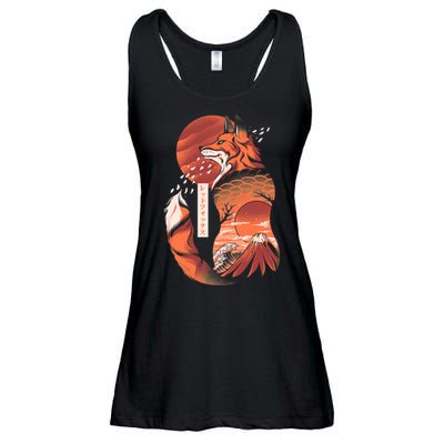 Japanese Fox Ladies Essential Flowy Tank