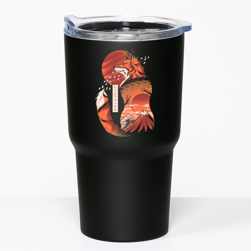 Japanese Fox Tumbler