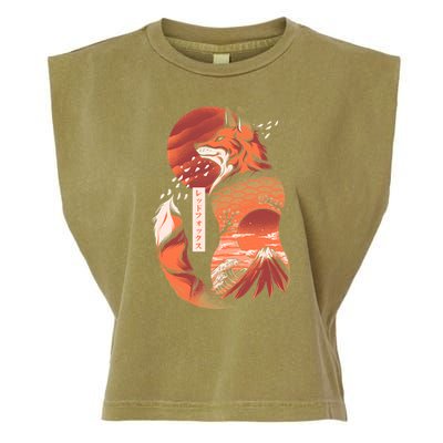 Japanese Fox Garment-Dyed Women's Muscle Tee