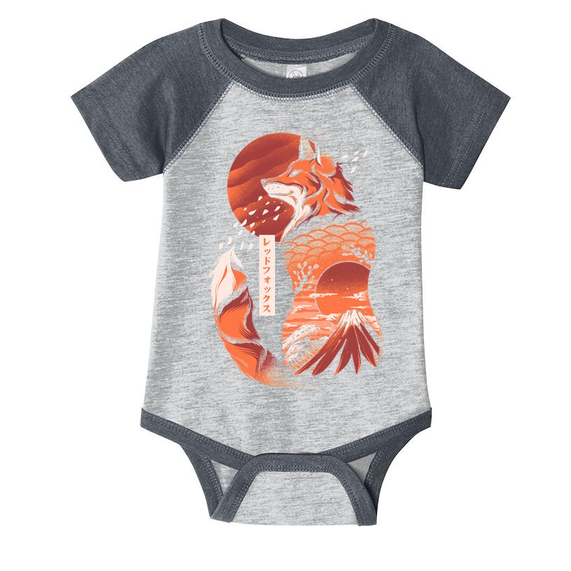 Japanese Fox Infant Baby Jersey Bodysuit