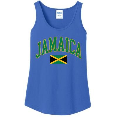 Jamaica Flag Ladies Essential Tank