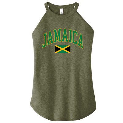 Jamaica Flag Women’s Perfect Tri Rocker Tank