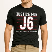 Justice For J6 Conservative January 6 Anti Biden Cooling Performance Crew T-Shirt