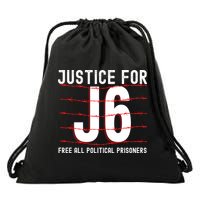 Justice For J6 Conservative January 6 Anti Biden Drawstring Bag