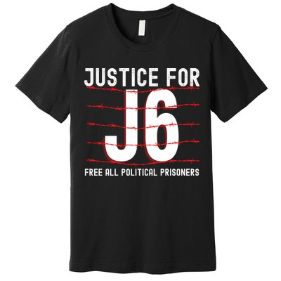 Justice For J6 Conservative January 6 Anti Biden Premium T-Shirt