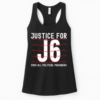 Justice For J6 Conservative January 6 Anti Biden Womens Tank Top