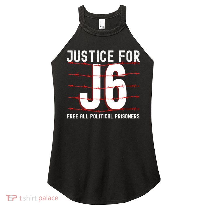 Justice For J6 Conservative January 6 Anti Biden Women's Perfect Tri Rocker Tank