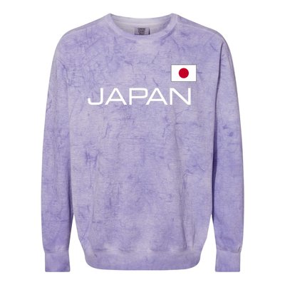 JAPAN FLAG JAPANESE ATHLETIC SOCCER SPORTS JERSEY STYLE. Colorblast Crewneck Sweatshirt