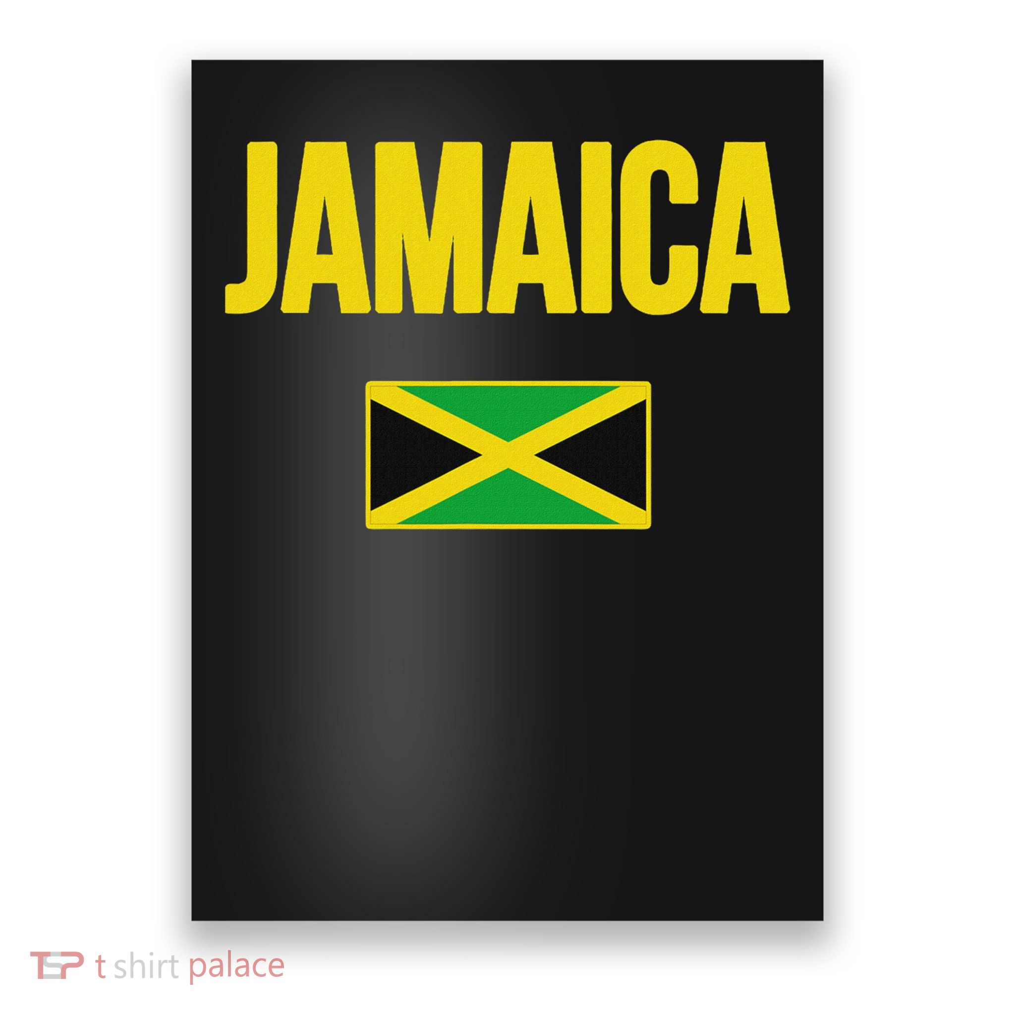 Jamaican Flag Jamaica Souvenir Love Travel Vacation Poster