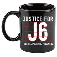 Justice For J6 Conservative 11oz C Handle Ceramic Mug