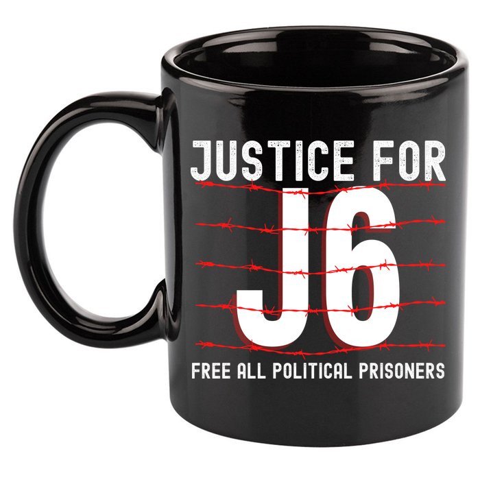 Justice For J6 Conservative 11oz C Handle Ceramic Mug