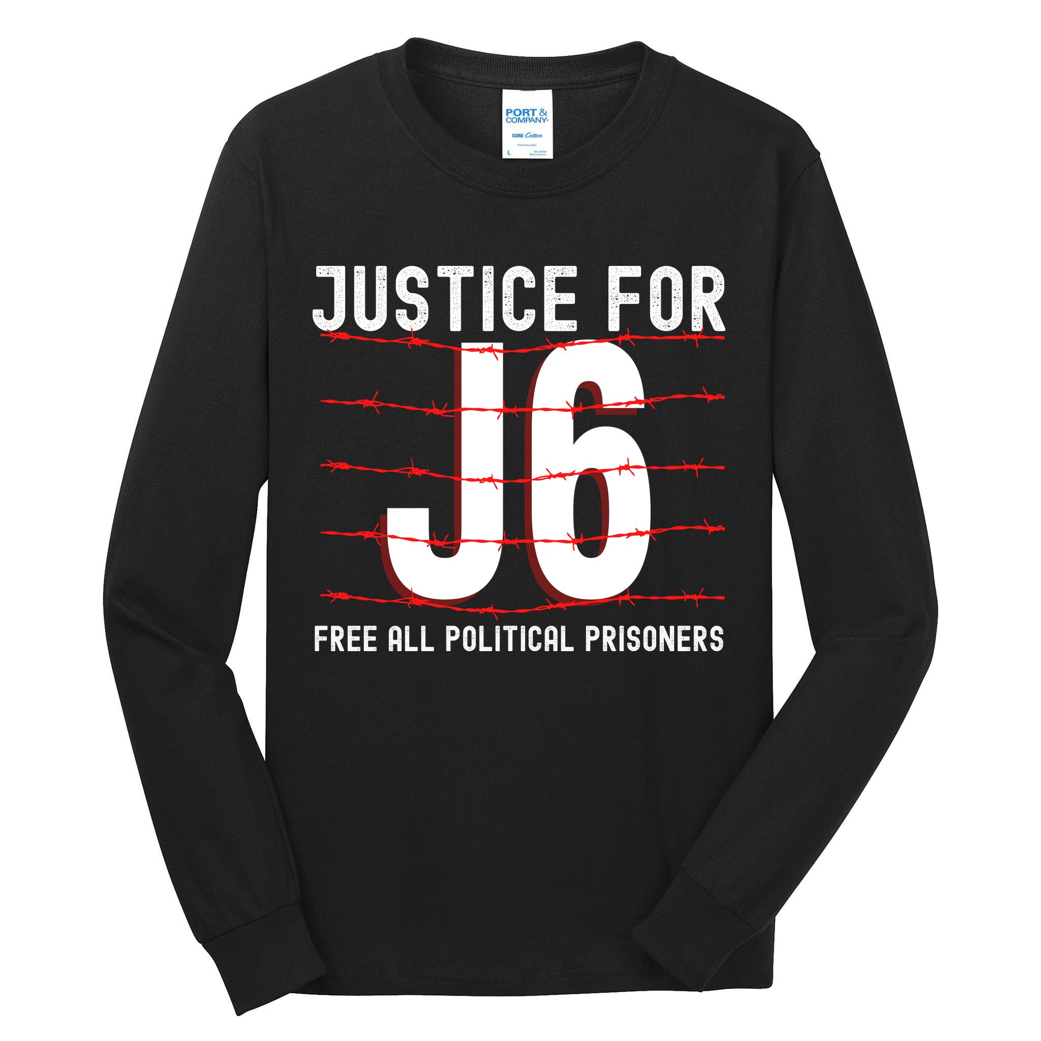 Justice For J6 Conservative Tall Long Sleeve T-Shirt