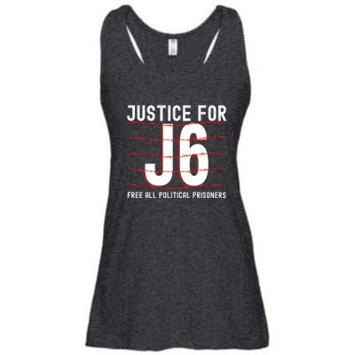 Justice For J6 Conservative Ladies Essential Flowy Tank