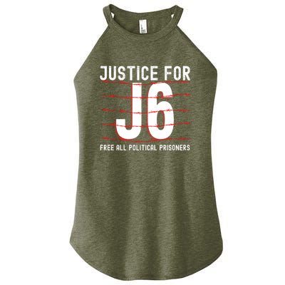 Justice For J6 Conservative Women's Perfect Tri Rocker Tank