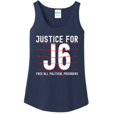 Justice For J6 Conservative Ladies Essential Tank