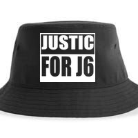 Justice For J6 Conservative Sustainable Bucket Hat