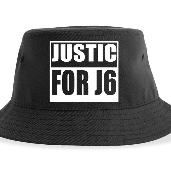 Justice For J6 Conservative Sustainable Bucket Hat