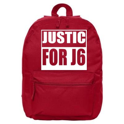 Justice For J6 Conservative 16 in Basic Backpack