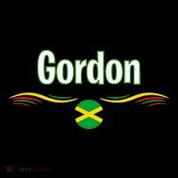 Jamaica Flag Jamaican Caribbean Name Gordon T-Shirt