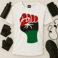 Juneteenth Fist Cooling Performance Crew T-Shirt
