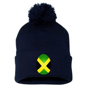 Jamaica Flag Jamaican Easter Egg Costume Gift Pom Pom 12in Knit Beanie