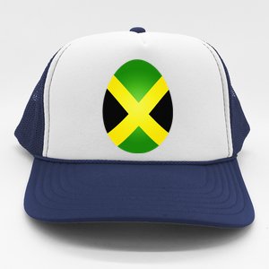 Jamaica Flag Jamaican Easter Egg Costume Gift Trucker Hat