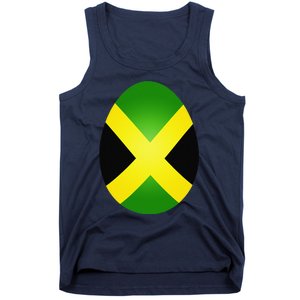 Jamaica Flag Jamaican Easter Egg Costume Gift Tank Top