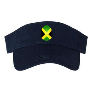 Jamaica Flag Jamaican Easter Egg Costume Gift Valucap Bio-Washed Visor